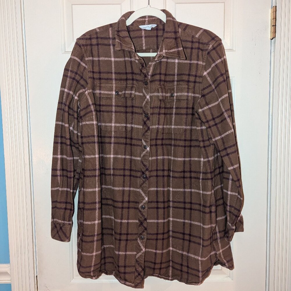LL Bean Tunic Flannel